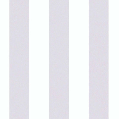 As Creation Bricoflor White Beige Wallpaper With Stripe Pattern Washable Beige White Neutral Toned Stripe Wallpaper 10.05 X 0.53 M from B&Q