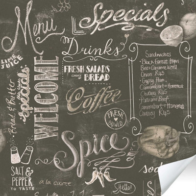 As Creation Bricoflor Non-Woven WallpaperRetro WallpaperVintage In BrownBlack8,40 X 0,53 M from B&Q