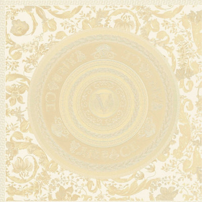 As Creation Bricoflor Designer Wallpaper Debona Crystal Damask Wallpaper Strips In Ancient Greek Style Wallpaper 10.05 X 0.70 M from B&Q