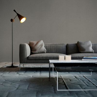Galerie Fusion Grey Hessian Effect Textured Wallpaper from B&Q