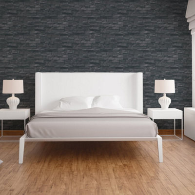 Galerie Black Sandstone Splendour Motif Wallpaper from B&Q