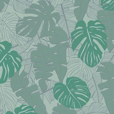 As Creation House Of Turnowsky Livingwalls Tropical Leaves Wallpaper 389055 from B&Q