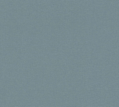 As Creation Bricoflor Non-Woven WallpaperPlain Wallpaper In Blue10,05 X 0,53 M