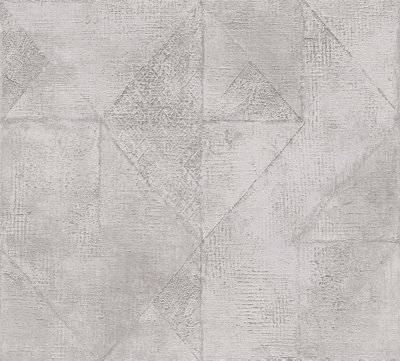 As Creation Bricoflor Non-Woven Wallpaper In Grey10,05 X 0,53 M from B&Q