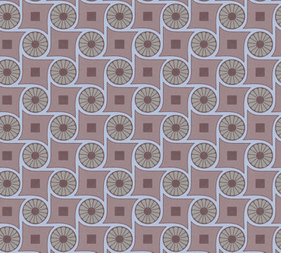 As Creation Bricoflor Non-Woven WallpaperRetro Wallpaper In Purple10,05 X 0,53 M from B&Q