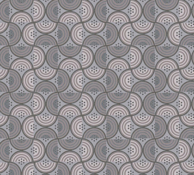 As Creation Bricoflor Non-Woven WallpaperRetro Wallpaper In Taupe10,05 X 0,53 M from B&Q