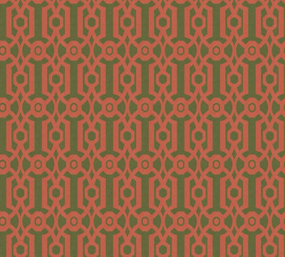 As Creation Bricoflor Non-Woven WallpaperRetro Wallpaper In Orange10,05 X 0,53 M from B&Q
