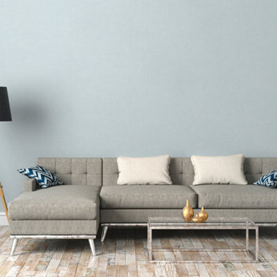 Galerie Maison Charme Blue Petit Diamond Motif Wallpaper Roll from B&Q