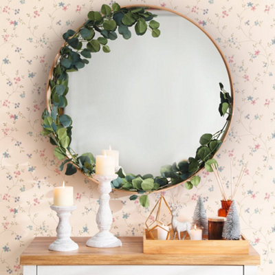 Galerie Maison Charme Blue Petit Floral Motif Wallpaper Roll from B&Q