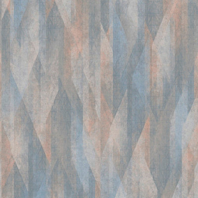 As Creation Bricoflor Non-Woven WallpaperPattern Wallpaper In Blue10,05 X 0,53 M