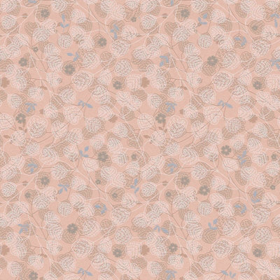 As Creation Bricoflor Non-Woven WallpaperFloral Wallpaper In Pink10,05 X 0,53 M