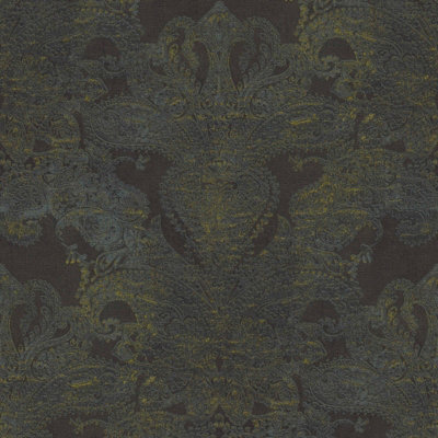 As Creation Bricoflor Non-Woven WallpaperDamask Wallpaper In Black10,05 X 0,53 M