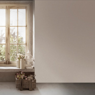 As Creation Bricoflor Non-Woven WallpaperPlain Wallpaper In Cream10,05 X 0,53 M