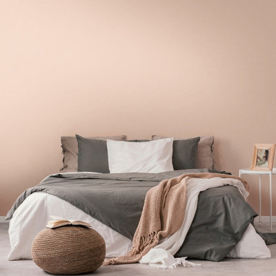 As Creation Bricoflor Non-Woven WallpaperPlain Wallpaper In Pink10,05 X 0,53 M from B&Q