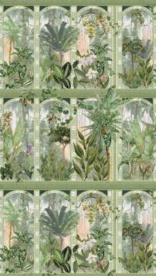 As Creation Bricoflor Non-Woven WallpaperJungle & Tropical Wallpaper In Green2,80 X 1,59 M from B&Q