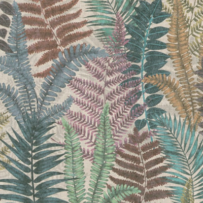 As Creation Fern Leaves Wallpaper Tropical Garden 39347-1 from B&Q