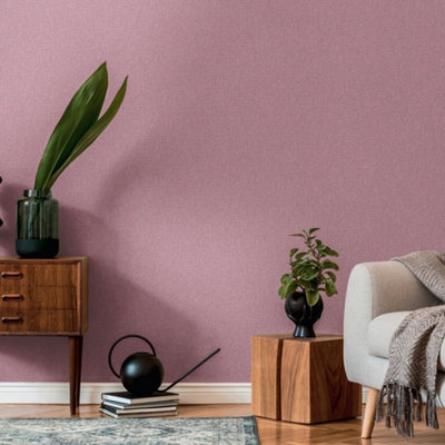 Galerie Flourish Pink Textile Wallpaper Fl61153 from B&Q