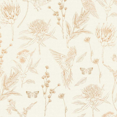 As Creation Bricoflor Non-Woven Wallpaper In White10,05 X 0,53 M from B&Q