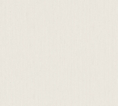 As Creation Bricoflor Non-Woven WallpaperPlain Wallpaper In White10,05 X 0,53 M