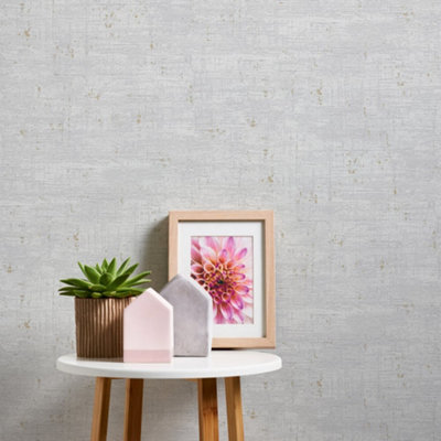 Galerie Welcome Home White Industrial Chic Wallpaper from B&Q
