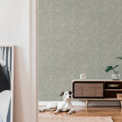 Galerie Welcome Home Green Industrial Harlequin Motif Wallpaper from B&Q