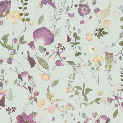 As Creation Bricoflor Non-Woven Wallpaper In Green10,05 X 0,53 M from B&Q