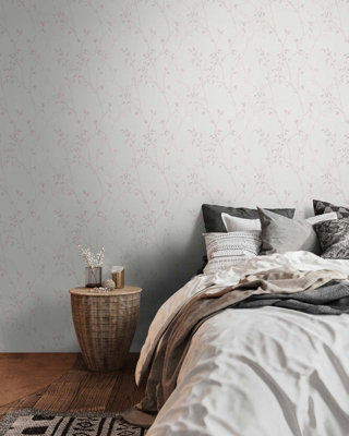 As Creation Bricoflor Non-Woven WallpaperLeaf & Palm WallpaperVintage In Beige10,05 X 0,53 M from B&Q