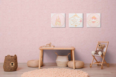 As Creation Bricoflor Non-Woven WallpaperPlain Wallpaper In Pink10,05 X 0,53 M from B&Q