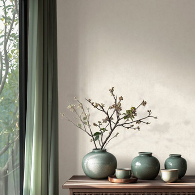 Galerie Horizon Cream Mottled Texture Wallpaper from B&Q