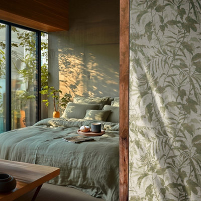Galerie Horizon Green Cloud Forest Wallpaper from B&Q