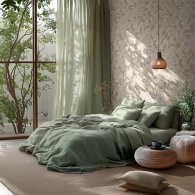 Galerie Horizon Beige Cloud Forest Wallpaper from B&Q