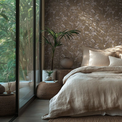 Galerie Horizon Brown Cloud Forest Wallpaper from B&Q