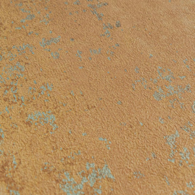 As Creation Livingwalls Non-Woven Wallpaper Hot Spots Structure BrownOrangeGreyTurquoise,- Wallpaper Surface786296 from B&Q