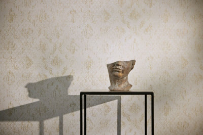 As Creation Bricoflor Non-Woven WallpaperDamask WallpaperVintage In CreamGold10,05 X 0,53 M from B&Q