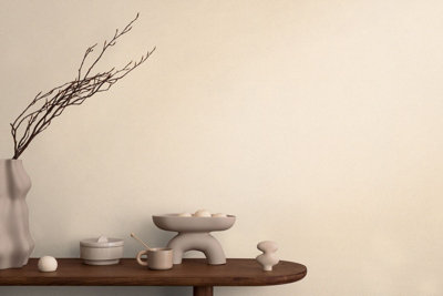 As Creation Bricoflor Non-Woven WallpaperPlain Wallpaper In Beige10,05 X 0,53 M from B&Q