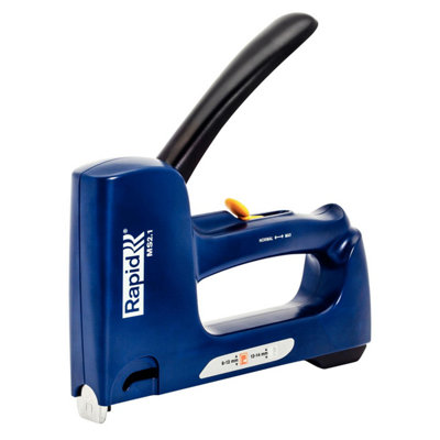 Rapid Multi-Function Staple Gun Ms2.1 For No. 53 & 7 Staples 2-In-1 Upholstery Fabric Cable Tacker Stapler With Ergonomic Handle