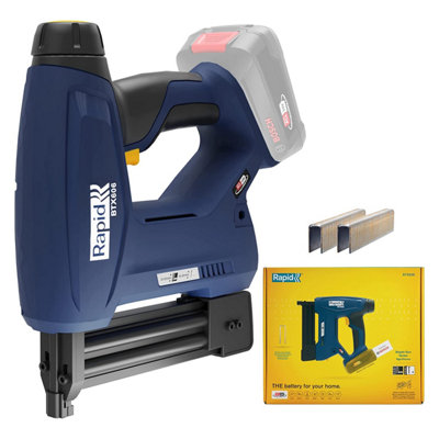 Rapid Btx606 18V Power 4 All Bosch Battery Powered Staple Gun Cordless Heavy Duty Stapler (Tool Only) from B&Q