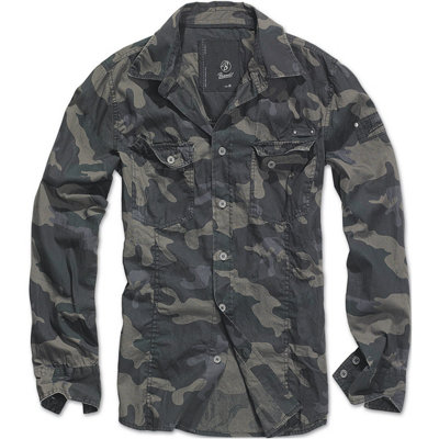 Brandit Slimfit Shirt Dark Camo Size Xx Large from B&Q