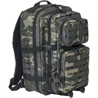Brandit Us Cooper Lasercut Rucksack Large Dark Camo from B&Q