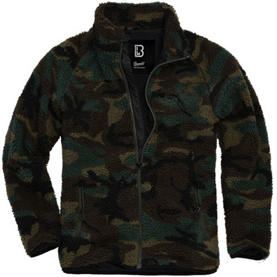 Brandit Teddyfleece Jacket Woodland Size Xxxxx Large from B&Q