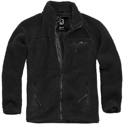 Brandit Teddyfleece Jacket Black Size Xxxxx Large from B&Q