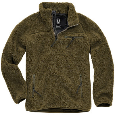 Brandit Teddyfleece Troyer Olive Size Xxxxx Large from B&Q