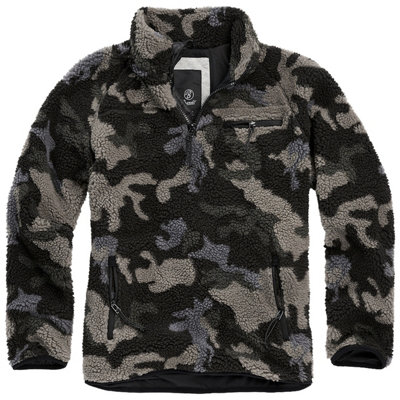 Brandit Teddyfleece Troyer Dark Camo Size Small from B&Q