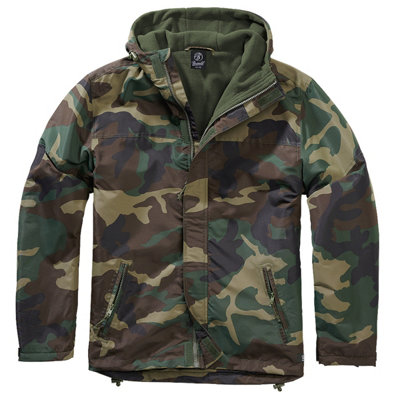Brandit Windbreaker Front Zip Woodland Size Xxx Large from B&Q