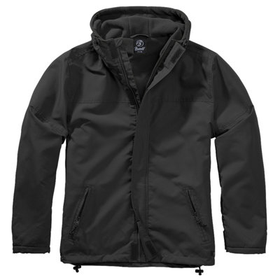 Brandit Windbreaker Front Zip Black Size 3Xl