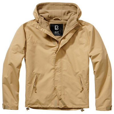 Brandit Windbreaker Front Zip Camel Size Xxx Large from B&Q