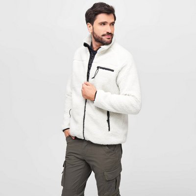 Brandit Teddyfleece Jacket White Size X Large from B&Q