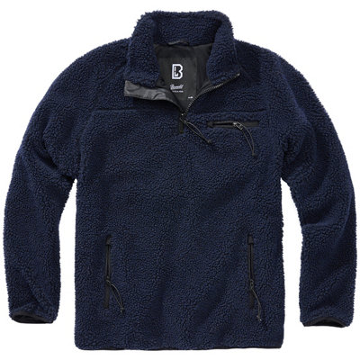Brandit Teddyfleece Troyer Navy Size Xxxxx Large from B&Q