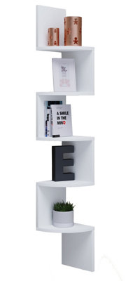 Vcm Wood Wall Shelf Deco Corner Shelf Mintis from B&Q