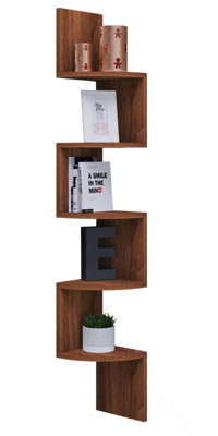 Vcm Wood Wall Shelf Deco Corner Shelf Mintis from B&Q